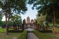 Wat Si Sawai temple at Sukhothai Royalty Free Stock Photo