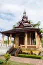 Antique pavilion of Wat Sisaket Monastery at Vientiane, Laos. Royalty Free Stock Photo