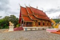 Wat Song Yot,A beautiful old temple in the middle of the valley in Mae Chaem District, Chiang Mai Province. Thailand