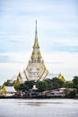 Wat Sothon Wararam Worawihan, The Buddhist Temple at Chachoengsao province in Thailand.