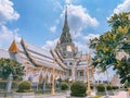Wat Sothon Wararam Worawihan in Chachoengsao, Thailand