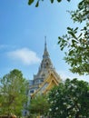 Wat Sothonwararam at chaceonsoa Royalty Free Stock Photo