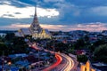 Wat sothorn wararam worawihan temple Cha choeng sao province Thailand