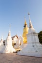 Wat Suandok white buddhist temple