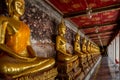 Wat Suthat, a beautiful Buddhist temple in Bangkok, Thailand