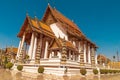 Wat Suthat, royal temple at the Giant Swing in Bangkok in Thailand. Royalty Free Stock Photo