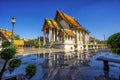 Wat Suthat Thepphawararam with clear blue sky background Royalty Free Stock Photo