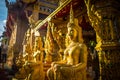 Wat tai phra chao yai ong tue Royalty Free Stock Photo