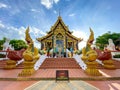Wat Tha Mai temple and tourist attraction in Samutsakorn province, Thailand
