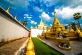 Wat Thai Wattanaram It is a Thai temple that is built in Myanmar style. There is a beautiful golden color in Mae Sot District