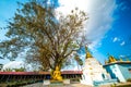 Wat Thai Wattanaram It is a Thai temple that is built in Myanmar style. There is a beautiful golden color in Mae Sot District