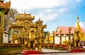 Wat Thai Wattanaram It is a Thai temple that is built in Myanmar style. There is a beautiful golden color in Mae Sot District