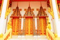 Door Of Wat Tham Bucha, Surat Thani, Thailand