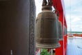 Center focus of bell in Wat Tham Khao Noi Royalty Free Stock Photo