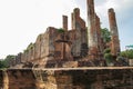 Wat Thammikarat in Ayutthaya Park in Thailand Royalty Free Stock Photo