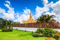 Wat Thap Luang in Laos Royalty Free Stock Photo
