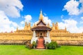 Wat Thap Luang in Laos Royalty Free Stock Photo