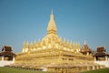Wat Thap Luang in Vientiane, Laos Royalty Free Stock Photo
