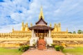 Wat Thap Luang in Vientiane, Laos. Royalty Free Stock Photo