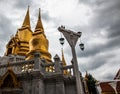 Wat Tri Thotsathep Worawihana, a buddhist temple of Bangkok, Thailand