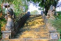 Naga Stair In Wat Umong, Chiang Mai, Thailand