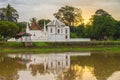 Wat Uposatharam at dawn,Uthai Thani Royalty Free Stock Photo