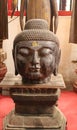 Buddha statues at Thad Makmo Stupa Royalty Free Stock Photo