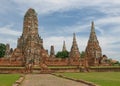 Wat Wattanaram, Ayutthaya, Thailand Royalty Free Stock Photo