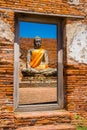 Wat Worrachettharam The measurement is important temple in Ayutthaya, Thailand.