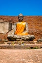 Wat Worrachettharam The measurement is important temple in Ayutthaya, Thailand.