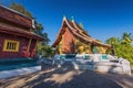 Wat Xieng thong temple,Luang Pra bang Royalty Free Stock Photo