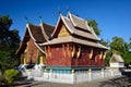 Wat Xieng thong temple, Luang Pra bang, Laos Royalty Free Stock Photo