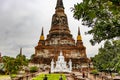 Wat Yai Chai Mongkhon in Ayutthaya, Thailand.