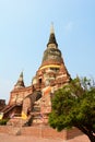 Wat Yai Chai Mongkhon temple. Ayutthaya. Thailand Royalty Free Stock Photo