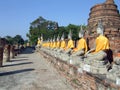 Wat Yai Chai Mongkol Royalty Free Stock Photo