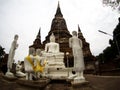 Wat Yai Chaimngkol, Ayutthaya Royalty Free Stock Photo