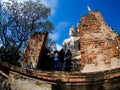 Wat Yai Chaimngkol, Ayutthaya Royalty Free Stock Photo