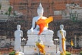 Wat Yai Chaimongkol, Ayutthaya , Thailand Royalty Free Stock Photo