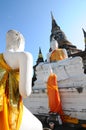 Wat Yai Chaimongkol , Ayutthaya , Thailand Royalty Free Stock Photo