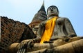 Wat Yai Chaimongkol temple Royalty Free Stock Photo