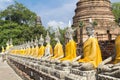 Wat Yai Chaimongkol temple in Thailand