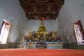 Wat Yai Chom Prasat Ancient and famous temple in Samutsakorn province ,Thailand