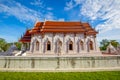 Wat Yai Chom Prasat, new church - Samut Sakhon, Thailand Royalty Free Stock Photo