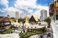 Wat Yan Nawa, boat shaped temple, Bangkok, Thailand.