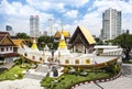 Wat Yan Nawa, boat shaped temple, Bangkok, Thailand.