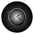 Watch black icon on white background. vector illustration