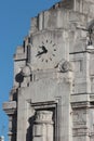 Watch of Central railway station, Milan Royalty Free Stock Photo