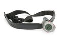 Watch and chest strap of heart rate monitor