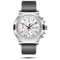 Watch chronograph stainless steel vector.