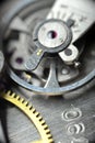 Watch gears close up Royalty Free Stock Photo